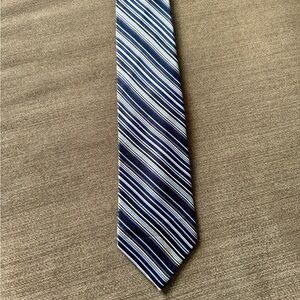 Henry Grethel‎ Striped Blue Tie